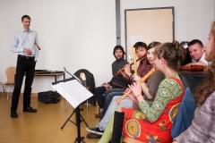Jostein Gundersen während seines Workshops in der HMT
